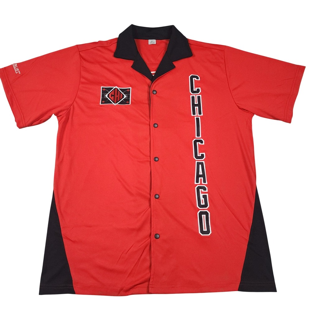 Chicago White Sox City Connect Warmup Mens XL Red Wintrust SGA